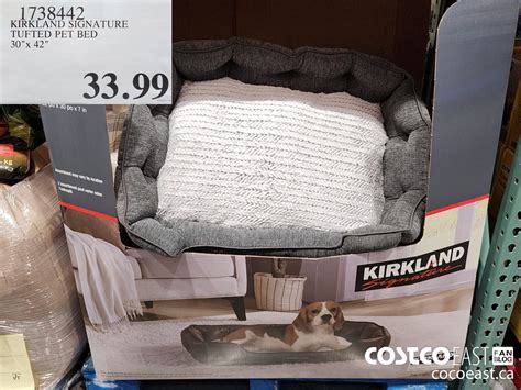 1738442 KIRKLAND SIGNATURE TUFTED PET BED 30 x 42 33 99 - Costco East ...