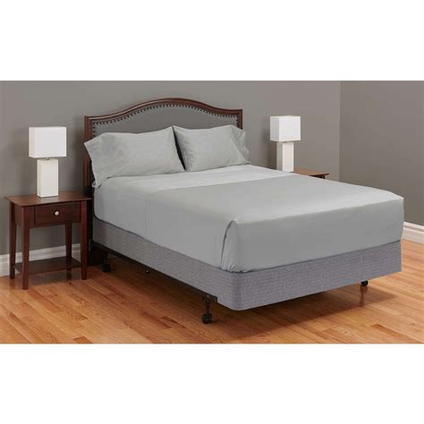 MyPillow Giza Dreams Queen Light Gray Cotton Bed Sheet Set - Ace Hardware