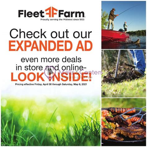 weekly ads Fleet Farm - page 1 - mallscenters.com