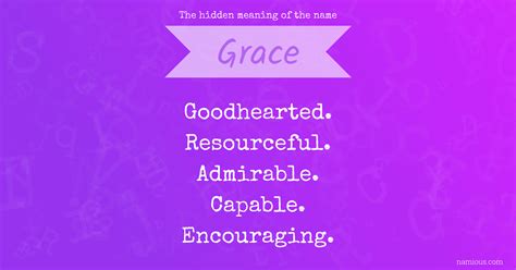 The hidden meaning of the name Grace | Namious
