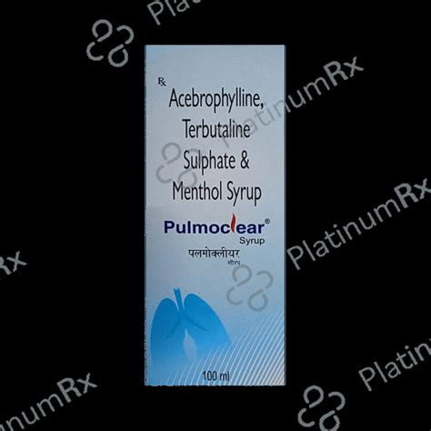 Pulmoclear 2.5mg Syrup 100ml – Save 23% on Substitute Medicine