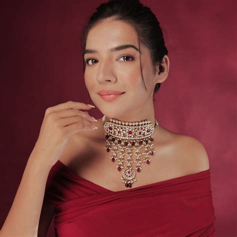 Traditional Rajputi Aad Necklace | Srikala