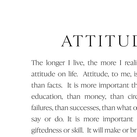 Charles Swindoll Attitude Print, Charles Swindoll Quote, Graduation ...