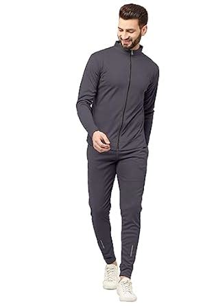 Buy SWADESI STUFF Dry Fit Track Suit Set for Men | Slim Fit Perfect for ...