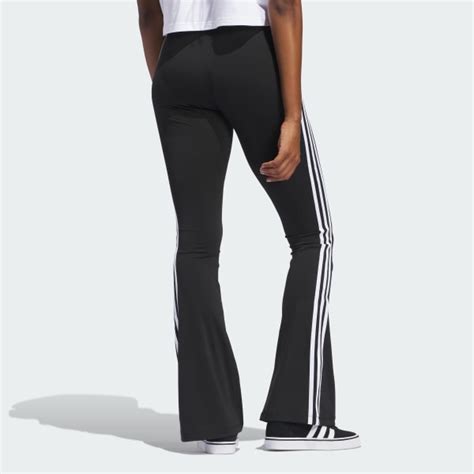 adidas Women's Lifestyle Flared Leggings - Black | Free Shipping with ...