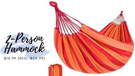 Amazon | 2-Person Hammock $14.99 (Reg. $24.99) :: Southern Savers