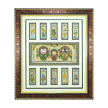 SmileSellers Wall Decor Photo Frame | dashavatar With Jagannath ...