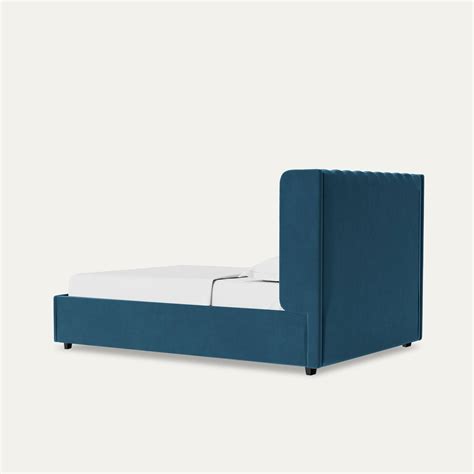 Svalbard Upholstered Hydraulic Storage Bed | Crafts Mill Bespoke Furniture