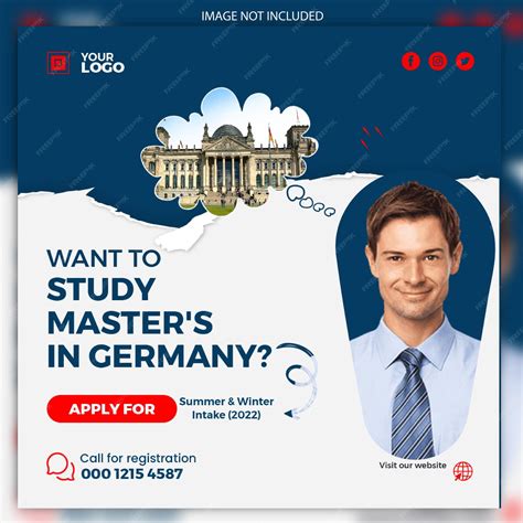 Premium PSD | Education consultant template design