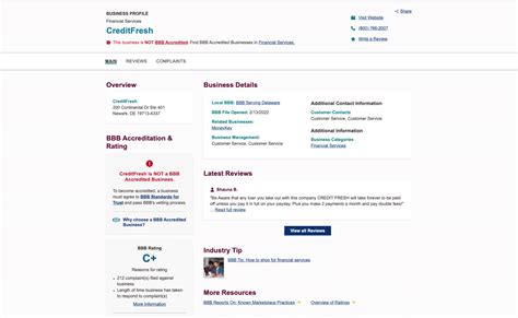 Credit Fresh Reviews and Ratings