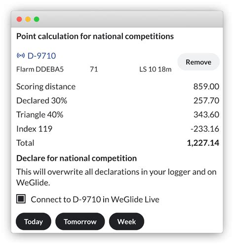 WeGlide Tasks in XCSoar — WeGlide Magazine