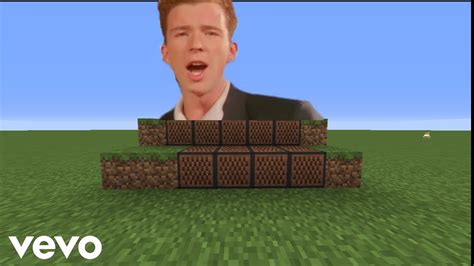 Rick Roll Minecraft Note Blocks 的图像结果