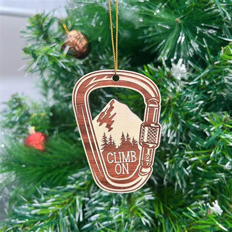 Amazon.com: Climbing Christmas Ornament, Climb On Mountaineer Christmas ...