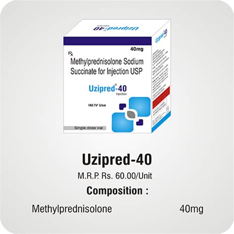 Uzipred 40 Injection Medibyte A Division of Dr. Kumars Pharmaceuticals
