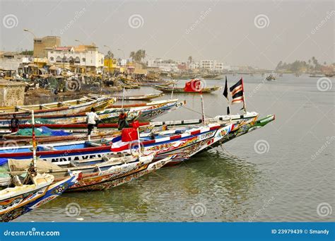 Senegal Saint Louis Fishing Market Editorial Stock Image - Image of ...