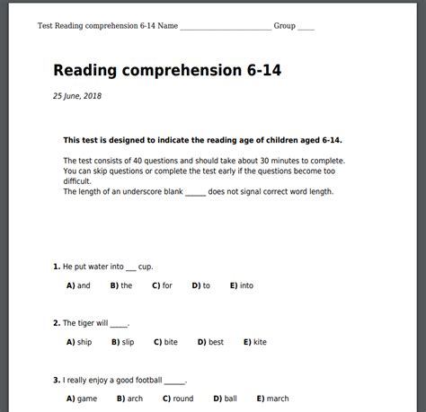 Literacy Test Example 的图像结果