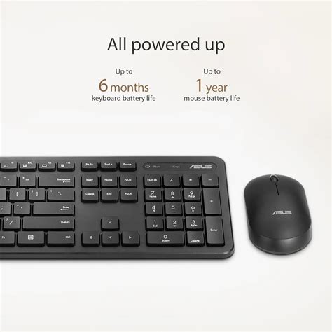 Asus CW100 Wireless Keyboard Mouse Combo - Microcenter India
