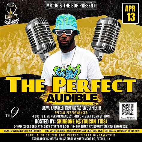 Mr. 16 & The BOP Present: The Perfect Audible w/ SkinBone and Friends ...