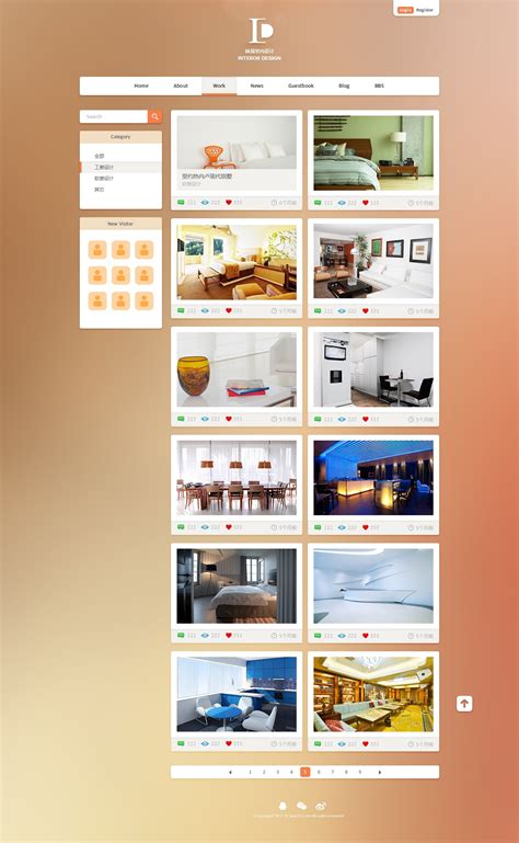 室内设计视觉设计（LOGO，名片，网站）|平面|品牌|commyleung - 原创作品 - 站酷 (ZCOOL)