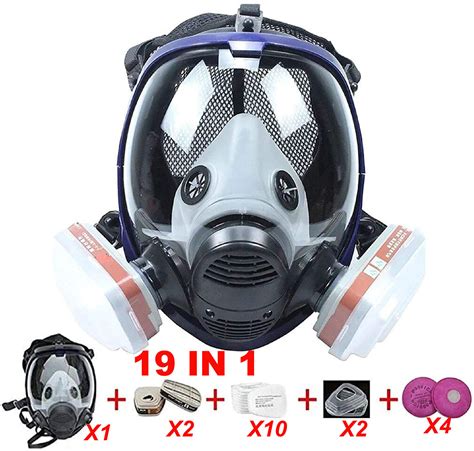 15 in 1 Gas Mask Respirator 6800 Facepiece Full Face | Ubuy India