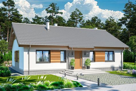 Projekty domów między 70 m² a 100 m²