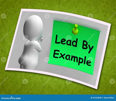 Image result for Lead by Example Cartoon