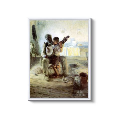 Henry Ossawa Tanner : the Banjo Lesson 1893 Canvas Gallery - Etsy