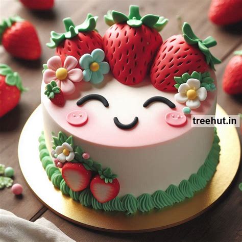 Cake Ideas with Strawberries, Cake Decoration Techniques