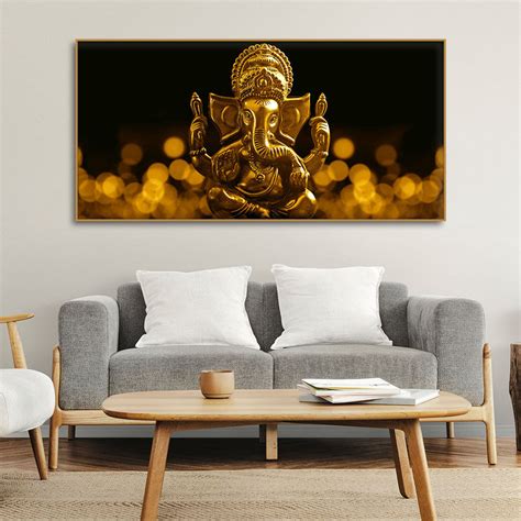 Check out Vibecrafts' Lord Ganpati Canvas Paintings Collection