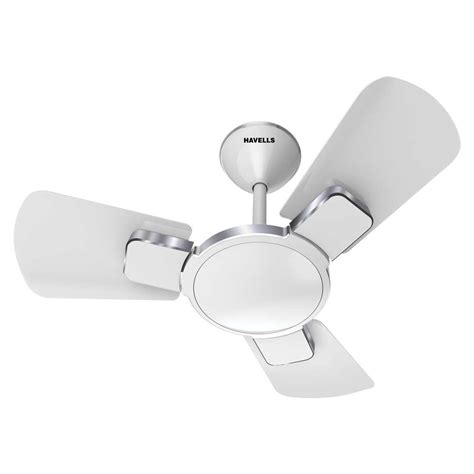 Havells Enticer 600mm Pearl White Chrome Decorative Ceiling Fan | mykit ...