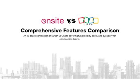 Onsite vs Zoho Projects comparison