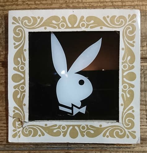 70s vintage playboy ヴィンテージ プレイボーイ ガラスプレート | 旅する古着屋 ドッケリーファーム