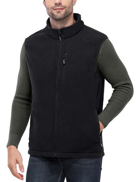 Off Road Ventures Men Fleece Vest Lightweight Winter Warm Casual Golf ...