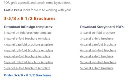Image result for Pamphlet InDesign