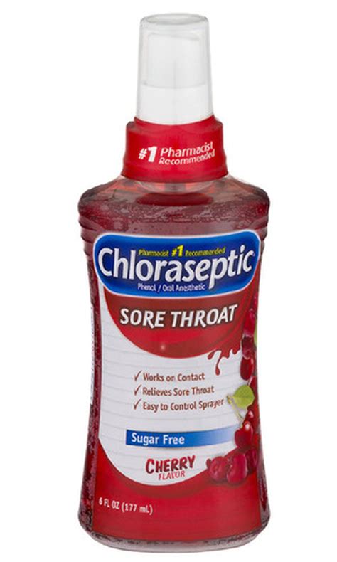 Chloraseptic, Cherry, Sore Throat Spray, 6oz