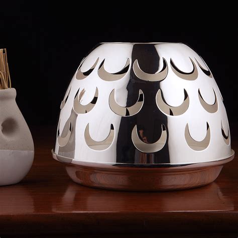 COMPLETELY HAND CRAFTED SILVER PLATED TEA LIGHT HOLDER ,DIPPED IN PURE ...