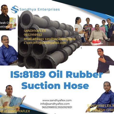 Slurry and Mud Rubber Hose - Sandhyaflex Oil Suction Rubber Hose ...