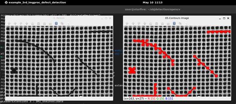 Defect Detector Message 的图像结果