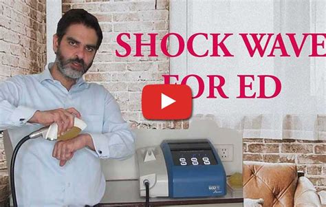 Shockwave Therapy for erectile dysfunction in India| Considerations and ...