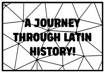A JOURNEY THROUGH LATIN HISTORY! Hispanic Heritage Month Coloring Pages ...