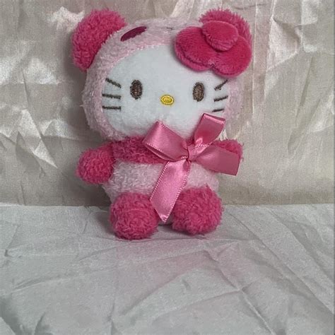 Sanrio Hello Kitty Keychain Plush 10-15cm. Brand... - Depop