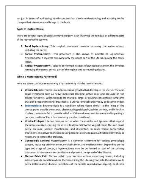 PPT - Changes in The Body After Uterus Removal PowerPoint Presentation - ID:13353343