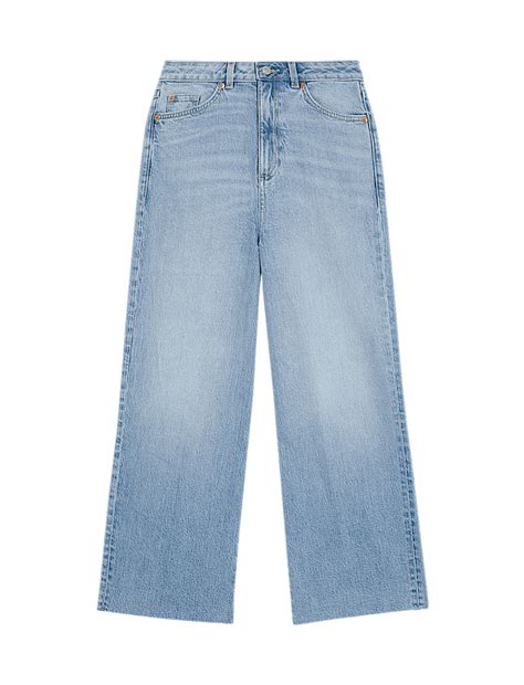 Buy Wide Leg Cropped Jeans at Marks & Spencer