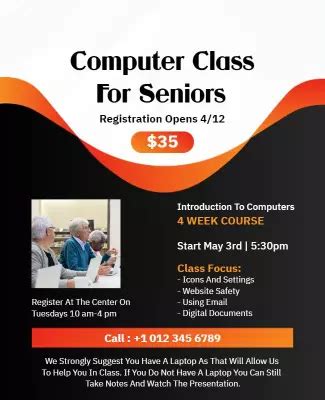 Image result for Computer Class Flyer