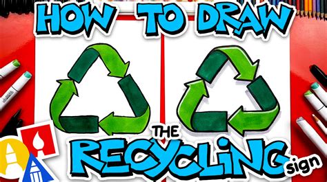 Image result for How to Draw Recycle Logo