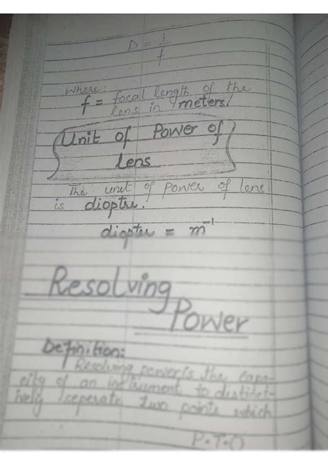 Image result for Resolving Power of Objective Lens