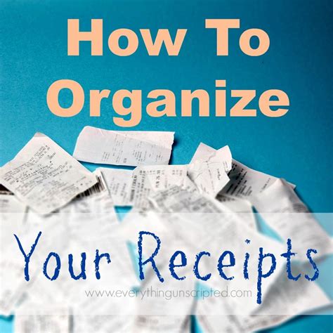 Image result for Organizing Receipts