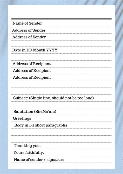 Letter-Writing Format 的图像结果