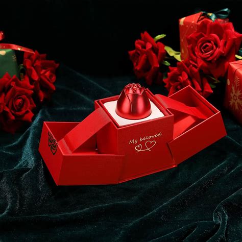 Romantic Jewelry Box with Eternal Rose – HalfPe