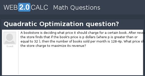 Optimization Questions Math 的图像结果